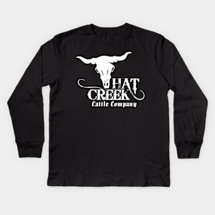 Lonesome dove: Hat creek Cattle Company Kids Long Sleeve T-Shirt